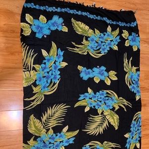 Hawaiian Tropical Full Sarong Pareo Pareu w Fringe
